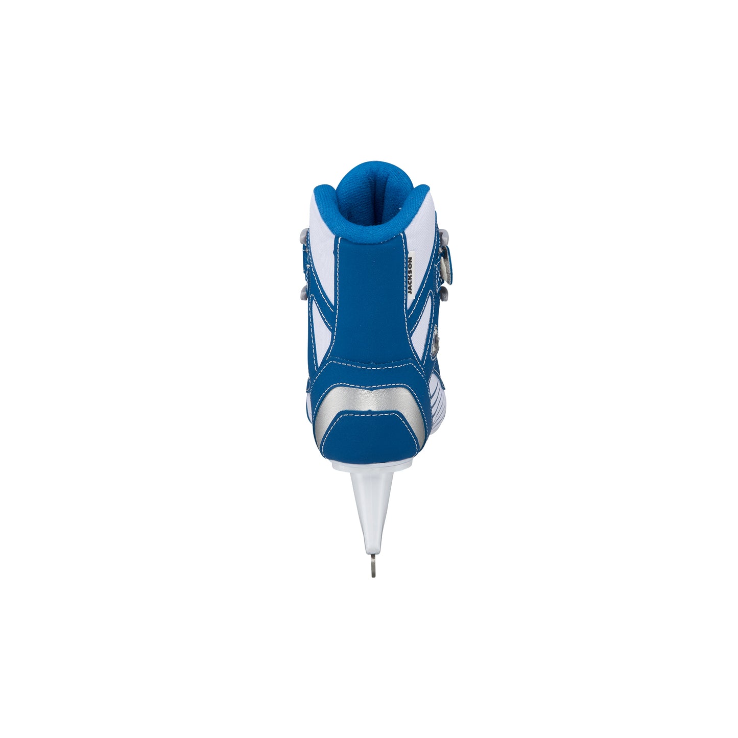 Jackson Softec Sport White w/Blue Figure Skating Skate