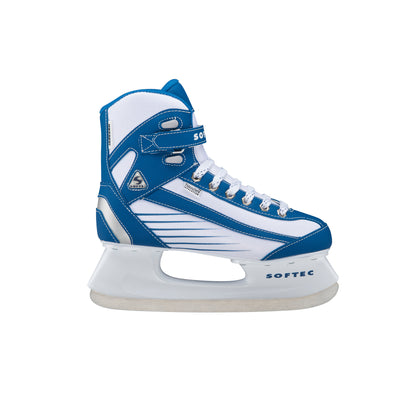 Jackson Softec Sport White w/Blue Figure Skating Skate