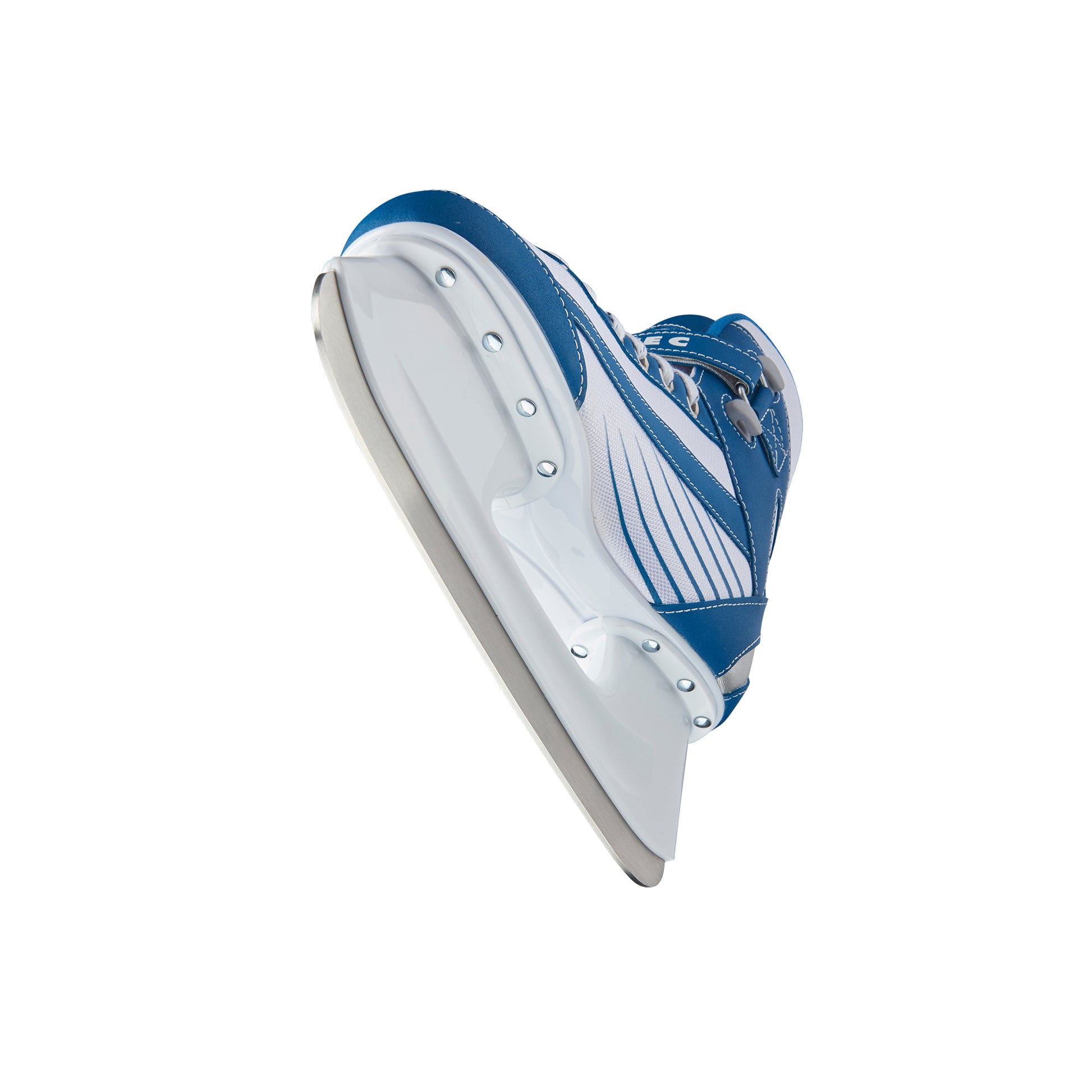 Jackson Softec Sport White w/Blue Figure Skating Skate