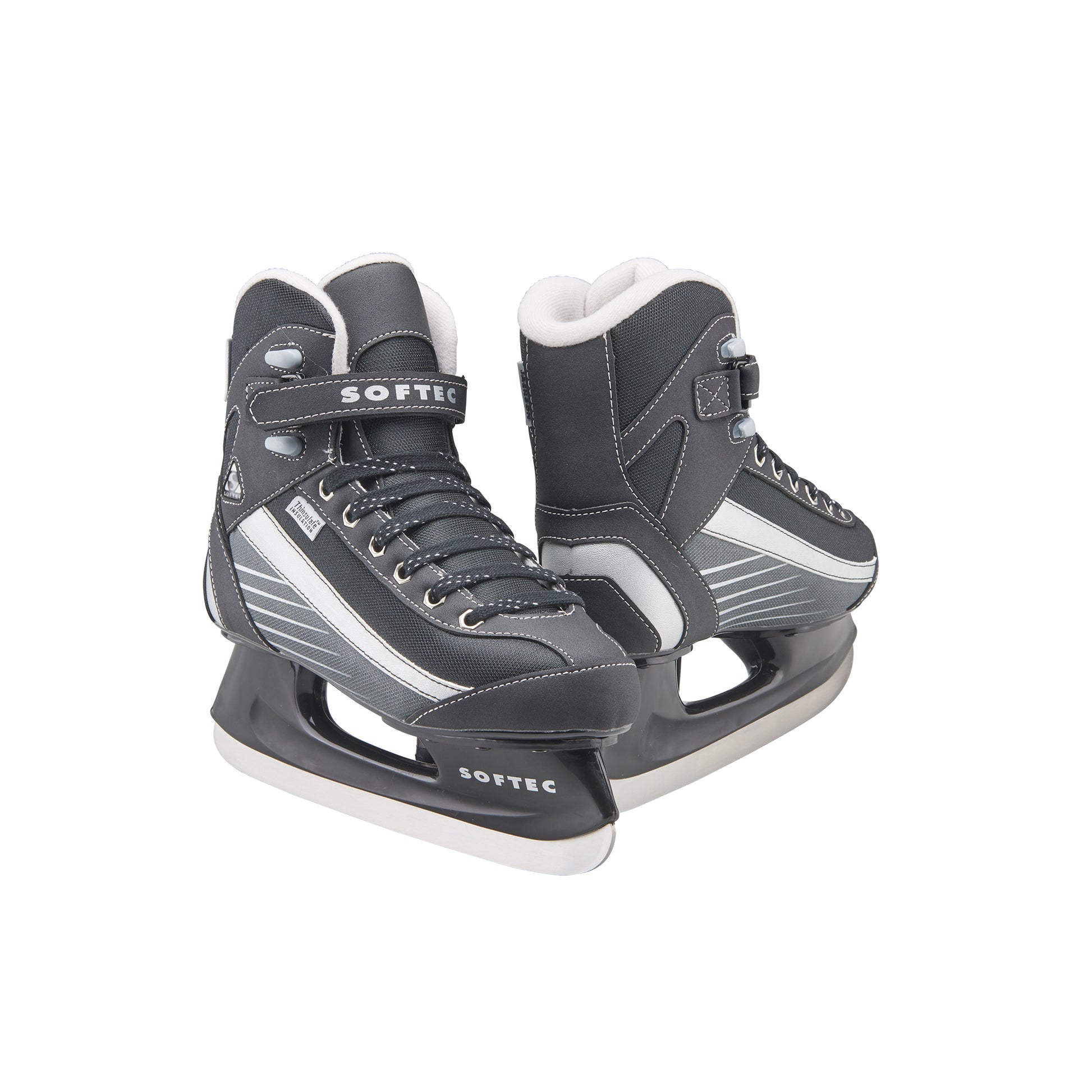 Jackson Softec Sport White w/Blue Figure Skating Skate