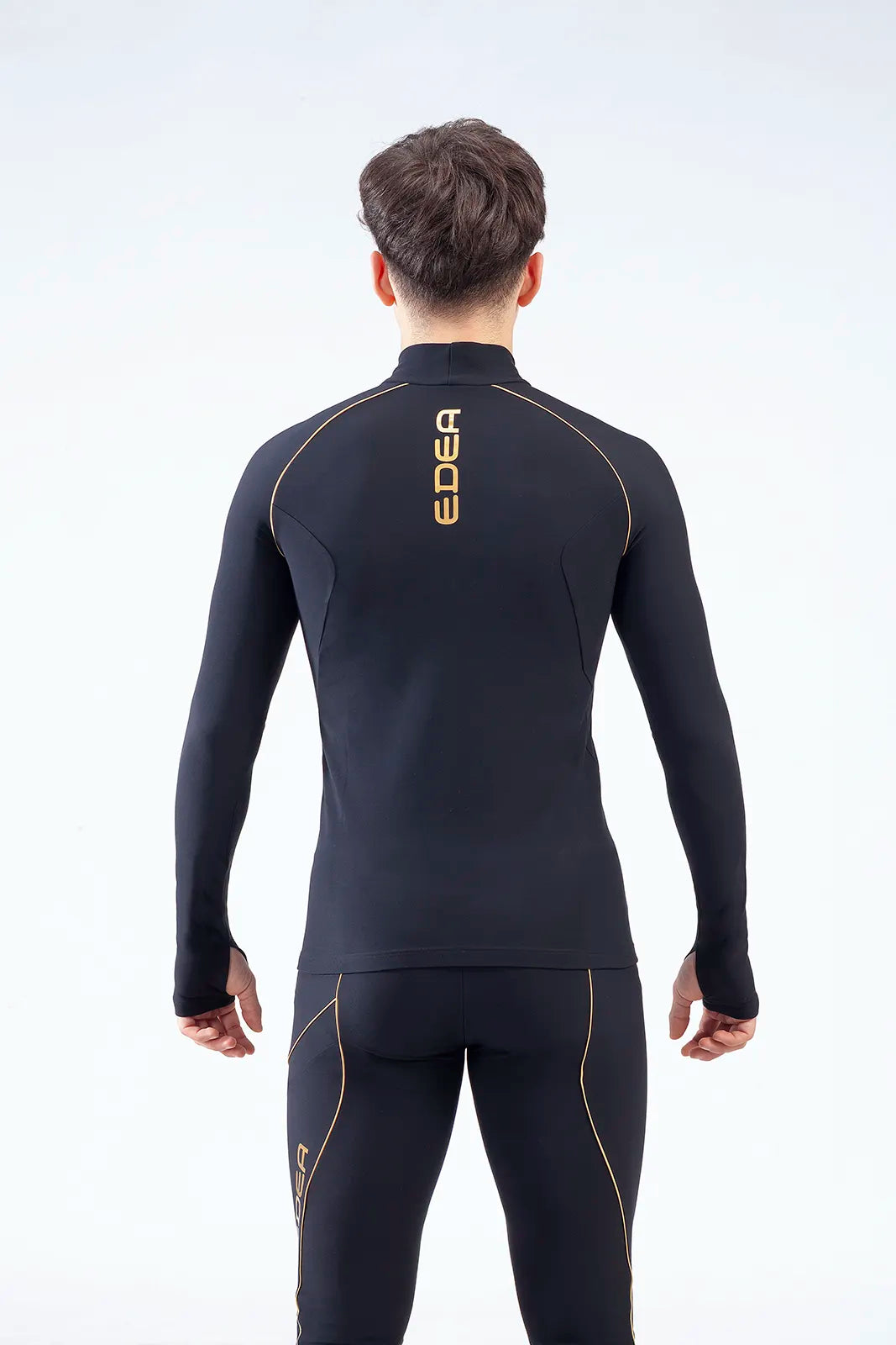 EDEA Dream Gold Long Sleeve Shirt Man - Worn View